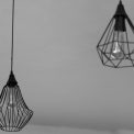 Photo wire mesh pendant light