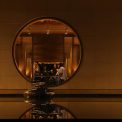 Photo luxury hotel copper wall washer light makeup station